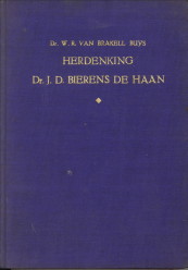 BRAKELL BUYS, DR. W.R. VAN - Ter herdenking van dr. J.D. Bierens de Haan
