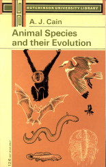 CAIN, A.J - Animal species and their evolution